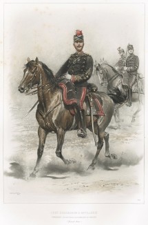 Командир батареи французской конной артиллерии в 1887 году (из Types et uniformes. L'armée françáise par Éduard Detaille. Париж. 1889 год)