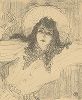 Портрет Мэй Белфорт. Литография Анри де Тулуз-Лотрека, 1896 год. 