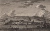 Вид на порт Бастия с востока (лист 30 из альбома гравюр Nouvelles vues perspectives des ports de France..., изданного в Париже в 1791 году)