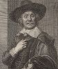 Питер Снайерс (1592 -- 1667) -- фламандский художник-баталист. Гравюра Корнелиса ван Каукеркена с оригинала Даниэла ван Хейла. 