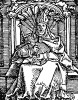 Святой Эразм, или Святой Эльм. Ганс Бальдунг Грин. Иллюстрация к Hortulus Animae. Издал Martin Flach. Страсбург, 1512