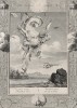 Падение Икара (лист известной работы "Храм муз", изданной в Амстердаме в 1733 году)