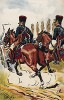 Расчет французской конной артиллерии в сражении под Фридландом 14 июня 1807 г. Коллекция Роберта фон Арнольди. Германия, 1911-29