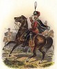 Офицер прусских гвардейских гусаров в униформе образца 1870-х гг. Preussens Heer. Берлин, 1876