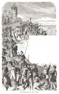 Март 1814 г. Союзники на Монмартре. Preussens Heer, стр.69. Берлин, 1876
