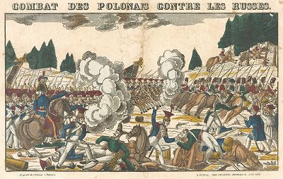 Польское восстание 1830-31 гг. Эпинальская картинка. 