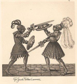 Из Freydal. Des Kaisers Maximilian I. Turniere und Mummereien (Репринт 1882 года. Вена. Лист 115)