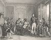Луи-Филипп I преподает географию в швейцарском колледже во время своего изгнания. Литография с живописного оригинала Огюста Кудера из галереи Пале-Рояль, Париж, 1825-29