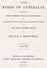 The Birds of Australia comprising three hundred full-page illustrations with a descriptive account of the life and characteristic habits of over seven hundred species. Грациус Бройновски. Птицы Австралии. Том III. Мельбурн, 1887