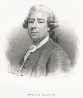 Юхан Пасч (12 марта 1706 - 16 января 1769), художник, занимал пост официального придворного художника с 1748 года. Galleri af Utmarkta Svenska larde Mitterhetsidkare orh Konstnarer. Стокгольм, 1842
