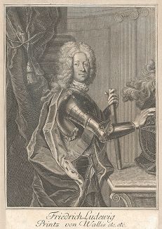 Фредерик Льюис, принц Уэльский (1707--1751) - старший сын британского короля Георга II и Каролины Ансбахской, наследник британского престола и отец короля Георга III. 