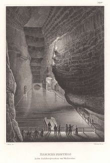 Соляная шахта в Величке. Meyer's Universum..., Хильдбургхаузен, 1844 год.