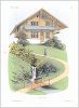 Копия «Швейцарское шале (из Habitations Champêtres... Париж. 1855 год (лист 16))»