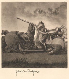 Из Freydal. Des Kaisers Maximilian I. Turniere und Mummereien (Репринт 1882 года. Вена. Лист 220)