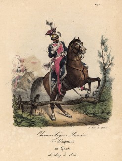 Французский улан (1-й гвардейский полк Великой армии (лист 73))