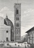 Флоренция. Колокольня кафедрального собора Санта Мария дель Фиоре, построенная в 1349—1359 гг. под руководством архитектора Франческо Таленти