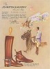 Джодпуры и сапоги для верховой езды. Реклама мужской обуви от The Johnston & Murphy. 