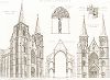 Церковь Сен-Женевьев-де-Музон (XIII-XV века), лист 1. Archives de la Commission des monuments historiques, т.3, Париж, 1898-1903. 