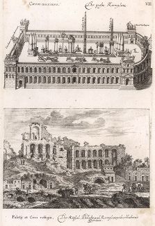 Большой цирк (Circus Maximus): реконструкция и руины. 