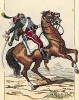 1814 г. Смерть кавалериста 3-го полка Гвардии чести. Коллекция Роберта фон Арнольди. Германия, 1911-28
