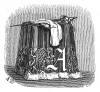 Инициал (буквица) А, предваряющий главу "Примирение" книги Франца Кюглера "История Фридриха Великого". Рисовал Адольф Менцель. Лейпциг, 1842