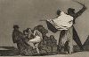 Привычная глупость (Какой воин!). Акватинта Франсиско Гойи 1799 года из первого посмертного издания, вышедшего в журнале L’Art в 1877 году.