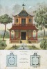 Эскиз павильона с парком в китайском стиле (из популярного у парижских архитекторов 1880-х Nouvelles maisons de campagne...)