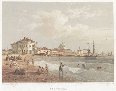 Евпатория из "Scenery of the Crimea", Лондон, 1856 год