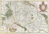 Карта Франконии с Франкфуртом-на-Майне, Гейдельбергом и Вюрцбургом. Franckenlandt. Francia orientalis. Составил Герхард Меркатор. Дуйсбург, 1595 