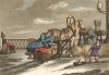 Отдых ямщика. A Picture of St. Petersburgh, Represented in a Collection of Twenty Interesting Views of the City… л.1. Лондон, 1815