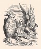 И они важно заплясали вокруг Алисы (иллюстрация Джона Тенниела к книге Льюиса Кэрролла «Алиса в Стране Чудес», выпущенной в Лондоне в 1870 году)