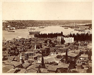 Панорама Константинополя. 