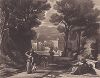 Тенистая аллея в Камалдоли в Тоскане. Иллюстрация к поэме Леди Шарлотты Бери "The three great sanctuaries of Tuscany...", Лондон, 1833. 