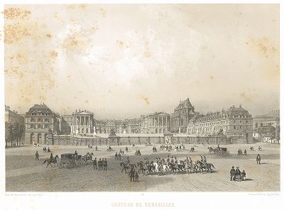 Версальский дворец (из работы Paris dans sa splendeur, изданной в Париже в 1860-е годы)