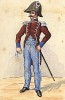 Офицер 2-го полка французских гусар в парадной форме. Коллекция Роберта фон Арнольди. Германия, 1911-28