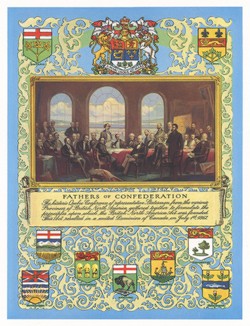 Отцы-основатели Канадской конфедерации (участники Квебекской конференции, 1--9 сентября 1864 г.). 