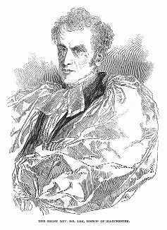 Его Преосвященство Джеймс Принс Ли (1804 -- 1869) -- английский священник, епископ Манчестера (The Illustrated London News №300 от 29/01/1848 г.)
