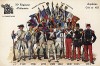 1758-1911 гг. Мундиры и знамена 35-го пехотного полка французской армии, сформированного в 1625 г. и сражавшегося при Ваграме, Бородино, в Алжире и под Севастополем. Коллекция Роберта фон Арнольди. Германия, 1911-29
