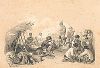 Революция 1848-49 гг в Австрийской империи. Сценка в лагере хорватских солдат в Вене. 