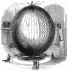 Воздушный шар из медных пластин колоссального размера, сконструированный в 1844 году французскимм инженерами (The Illustrated London News №100 от 30/03/1844 г.)