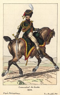 1800 г. Майор конных егерей французской императорской гвардии. Коллекция Роберта фон Арнольди. Германия, 1911-28