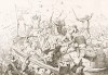1438 год. Оборона города Брешия от войск миланского герцога Филиппо Марии Висконти. Storia Veneta, л.74. Венеция, 1864