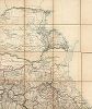 Кавказская область. Военно-топографическая карта Кавказского края 1847 года (в масштабе 10 верст), лист D2 - D3 - E3.