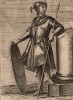 Рыцарь ордена Святого Иакова, основанного в Голландии в 1290 г. Catalogo degli ordini equestri, e militari еsposto in imagini, e con breve racconto. Рим, 1741 