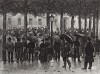 Парад французской тяжёлой кавалерии в Париже весной 1874 года (из Types et uniformes. L'armée françáise par Éduard Detaille. Париж. 1889 год)