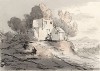 Пейзаж с домом на холме. Гравюра с рисунка знаменитого английского пейзажиста Томаса Гейнсборо из коллекции  британского мецената Т. Монро. A Collection of Prints ...of Tho. Gainsborough, Лондон, 1819. 