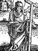 Святой апостол Филипп. Ганс Бальдунг Грин. Иллюстрация к Hortulus Animae. Издал Martin Flach. Страсбург, 1512