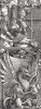 Барабанщик и гриф (деталь дюреровской Триумфальной арки императора Максимилиана I)