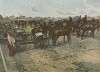 Батарея французской горной артиллерии на учениях. L'Album militaire. Livraison №7. Artillerie montée. Париж, 1890