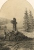 Общая могила на месте Кульмской битвы в Богемии (Русский художественный листок. № 24 за 1853 год)